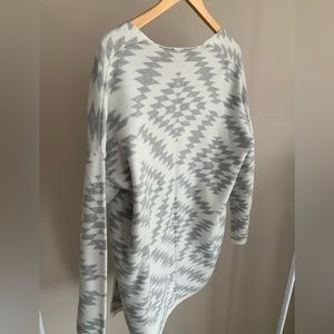 Grey and off white cardigan from Dynamite